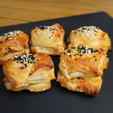 Order Chicken and Leek Pastie – Canapés (14 Pcs) from Prestige Patisserie. A comforting, savoury canapé with chicken and leek. Collection only in North London.
