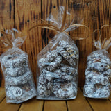 Flourless Walnetti cookies made with walnuts, cacao and egg, crisp and chewy, at a North London patisserie