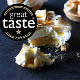 Award-winning Passion Fruit Meringue Tart topped soft Italian meringue