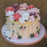 Elegant floral cake design from Prestige Patisserie