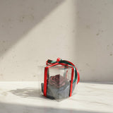 Romantic single Belgian dark chocolate rose gift handmade in London