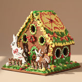 Luxury Easter gingerbread showstopper house handcrafted in North London