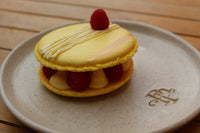 Passion Fruit & Raspberry Giant Macaron - Flourless - Great Taste Award 2023