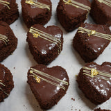 artisan chocolate heart individual cake north london patisserie