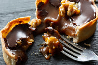 Salted Caramel, Chocolate and Walnut Tart